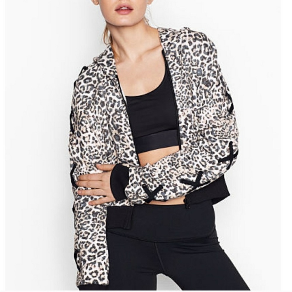 Victoria Secret Sport Leopard Print Jacket